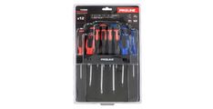 12-DELNI SET IZVIJAČEV SOFT-TOUCH, S2, MAGNET+STENSKI NOSILEC PROLINE 10686