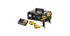 12V SET ORODJA  DCD701+DCF801, TSTAK + 2X 3.0AH Dewalt DCK2110L2T