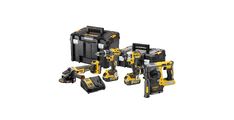4-DELNI SET ORODJA 18 V, 3X 5,0 Ah BATERIJE DCG405+DCH273+DCD796+DCF887 Dewalt DCK422P3