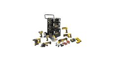 8-DELNI SET AKU 18 V ORODJA S KOVČKI & VOZIČKOM Dewalt DCK853P4