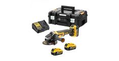 AKU KOTNI BRUSILNIK 18V 3x5.0Ah, 125MM TSTAK Dewalt DCG405P3