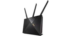 ASUS 4G-AX56 AX1800 WiFi 6 (802.11ax) Dual-Band LTE Modem Usmerjevalnik, 4G  Cat.6 za hitrosti interneta do 300 Mbps, Captive portal, Omrežna varnost AiProtection Classic, Starševski nadzor