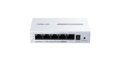 ASUS ExpertWiFi EBP15 5-portno GbE smart managed PoE  stikalo, 4 PoE  porti, 60W