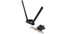 ASUS PCE-BE92BT BE9400 Tri-Band WiFi 7 (802.11be), BT 5.4, 6GHz, OFDMA, WPA3, kompatibilna le z lntel chipset ploščami, PCIe mrežna kartica