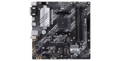 ASUS PRIME B550M-A/CSM AM4 mATX MB - AMD B550 4xDIMM DDR4 2xM.2 4xSATA PCIe 4.0 1Gb Ethernet 1xD-SUB 1xDVI-D 1xHDMI with Aura Sync RGB headers support
