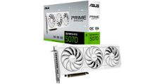 ASUS Prime GeForce RTX 5070 White OC Edition 12GB GDDR7 (PRIME-RTX5070-O12G-WHITE) grafična kartica, PCIe 5.0, 1xHDMI 2.1b, 3xDisplayPort 2.1b