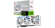 ASUS ROG Astral GeForce RTX 5080 White OC Edition 16GB GDDR7 (ROG-ASTRAL-RTX5080-O16G-WHITE) grafična kartica, PCIe 5.0, 2xHDMI 2.1b, 3xDisplayPort 2.1b