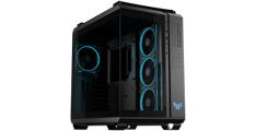 ASUS TUF Gaming GT502 Horizon ARGB ATX računalniško ohišje, kaljeno steklo, štirje 120mm ARGB ventilatorji, črno