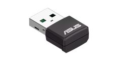 ASUS USB-AX55 Nano AX1800 Dual-Band WiFi 6 (802.11ax), omrežna varnost WPA3, OFDMA in MU-MIMO, USB adapter
