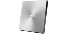 ASUS ZenDrive U9M Silver - ultra-tanko prenosno 8X DVD zapisovalec z M-DISC podporo za doživljenjsko varnostno kopiranje podatkov, združljivo z USB Type-C in Type-A za Windows in Mac OS