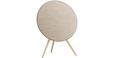 Beosound A9 5th Gen Speaker Gold Tone (Back Sand/Cover Golden/Legs White Oak)