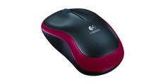 brezžična miška LOGITECH M185 - EER2 - rdeča