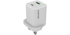 CANYON charger CU45AC GaN 45W 1xPD 1xQC UK White
