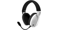 CANYON Ego GH-13, igralne brezžične slušalke s podporo za virtualni 7.1 zvok v 2,4G načinu, s čipsetom BK3288X, različica Bluetootha 5.2, kabel dolžine 1,8 m, velikost: 198x184x79mm, bele barve
