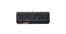 CANYON Hazard GK-6, Wired multimedia gaming keyboard with lighting effect, 108pcs rainbow LED, Numbers 104keys, EN double injection layout, cable length 1.8M, 450.5*163.7*42mm, 0.90kg, color black