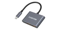 CANYON hub DS-3 3in1 USB-C Dark Grey