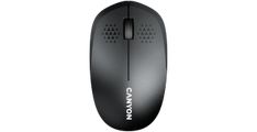 CANYON MW-04, brezžična Bluetooth optična miška s 3 gumbi, DPI 1200, z 1 AA baterijo Canyon Turbo Alkaline, črna