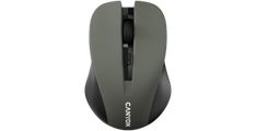 CANYON MW-1, brezžična optična miška 2,4 GHz, 4 gumbi, DPI 800/1200/1600, siva