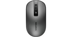 CANYON MW-18, brezžična miška 2,4 GHz300 mAh Li-polimerna baterija, temno siva