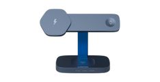 CANYON Wireless Charging Station Hexagon 310 3in1 DarkGrey/Blue