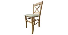 Chair LIANA oak-brown PU beige - - - Umetno usnje + les hrast