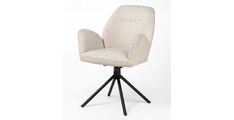 Chair NICO beige 61x64x89 Tkanina + kovina bež