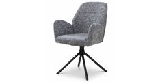 Chair NICO grey 61x64x89 Tkanina + kovina siva