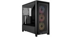 CORSAIR FRAME 4000D RS ARGB Modular Mid-Tower, računalniško ohišje, črno