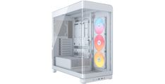 CORSAIR FRAME 4500X RS-R ARGB Panoramic Glass Mid-Tower, računalniško ohišje, belo