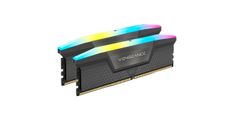 CORSAIR Vengeance RGB Black DDR5 32GB (2x16GB) 6000MHz CL38 XMP 3.0 UDIMM pomnilnik