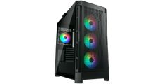 COUGAR AIRFACE PRO RGB PC Case, Mid Tower, Black
