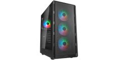 COUGAR AIRFACE PURE RGB PC Case, Mid Tower, Black