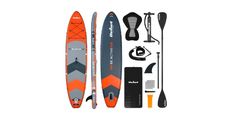 Deska SUP REBEL ACTIVE RBA-4501-OR, 350x81x15 cm, sedež, 170 kg