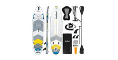 Deska SUP REBEL ACTIVE RBA-4507-WH, 335x84x15 cm, sedež, veslo, 170kg
