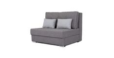 Dvosed OKTO 2 (siva) 130x96x116 Tkanina siva