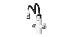 Električna grelna pipa TEESA TSA4112, 3000W, IPX4, bela, ABS plastika, flex izliv