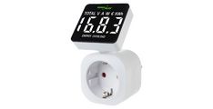 Električni merilnik porabe energije GREENBLUE GB620F, 16A, 3680W, IP20, bel