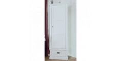 Garderobna omara BREACH  (bela) 63x60x193 Les+MDF bela