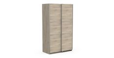 Garderobna omara GHOST 120 (Kronberg oak, Drsna vrata) 117x60x203 Iveral kronberški hrast