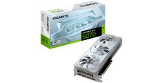 GIGABYTE GeForce RTX 5070 EAGLE OC ICE SFF 12G GDDR7 grafična kartica, PCIe 5.0, 1xHDMI 2.1b, 3xDisplayPort 2.1b