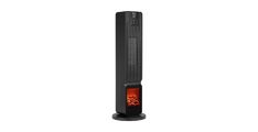 Grelec keramični stoječ PTC TEESA 8062 z upravljalcem , imitacija kamina, 2000W, črne barve