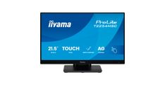 Iiyama ProLite T2254MSC-B2AG - LED monitor 22 inch 21.5 inch viewable touchscreen 1920 x 1080 Full HD 1080p 100 Hz IPS 300 cd m2 1300 1 4 ms HDMI DisplayPort speakers matte black T2254MSC-B2AG