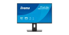 Iiyama ProLite XB2497HSN-B1, 60.5 cm , 23.8, 1920 x 1080 pixels, Full HD, LED, 1 ms, Black IPS monitor with USB-C docking, LAN
