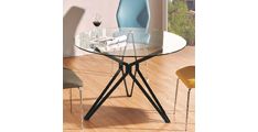 Jedilna miza OXFORD 120x120x75 Steklo prozorna