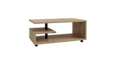 Klubska miza BAILEY hrast 105x60x45,5 MDF hrast