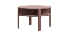 Klubska miza TOBAGO terakota CFTT5024-U72 Ø 74,5x45,5 Iveral terakota