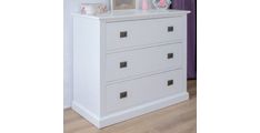Komoda CALM (bela) 111x55x95 Les+MDF bela