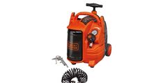 KOMPRESOR 5L, 10bar, 1,1kW + pihalna pištola + 5m spiralna cev Black&Decker BD 195-5-MY-T