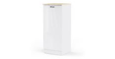 Kuhinjski element BIANCO 11 486972 bel 60x60x141 Iveral bela + bela visok sijaj