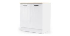 Kuhinjski elemnt BIANCO 5 486966 bel 80x60x90 Iveral bela + bela visok sijaj